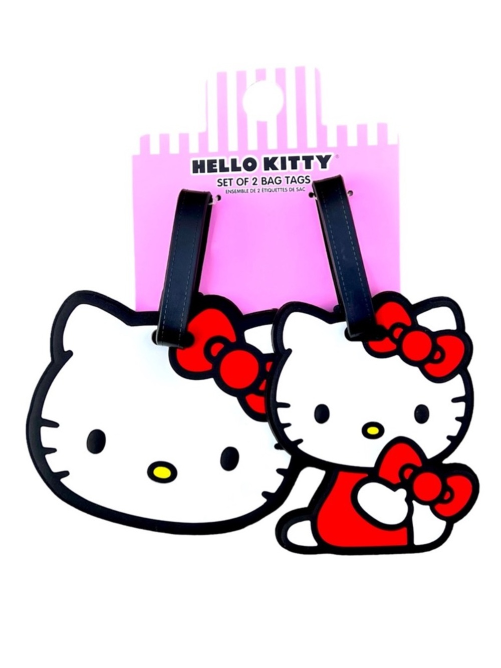 Hello Kitty SANRIO Luggage Tags Set of 2 Travel Bag Tags Kawaii NWT Gift - Picture 11 of 12